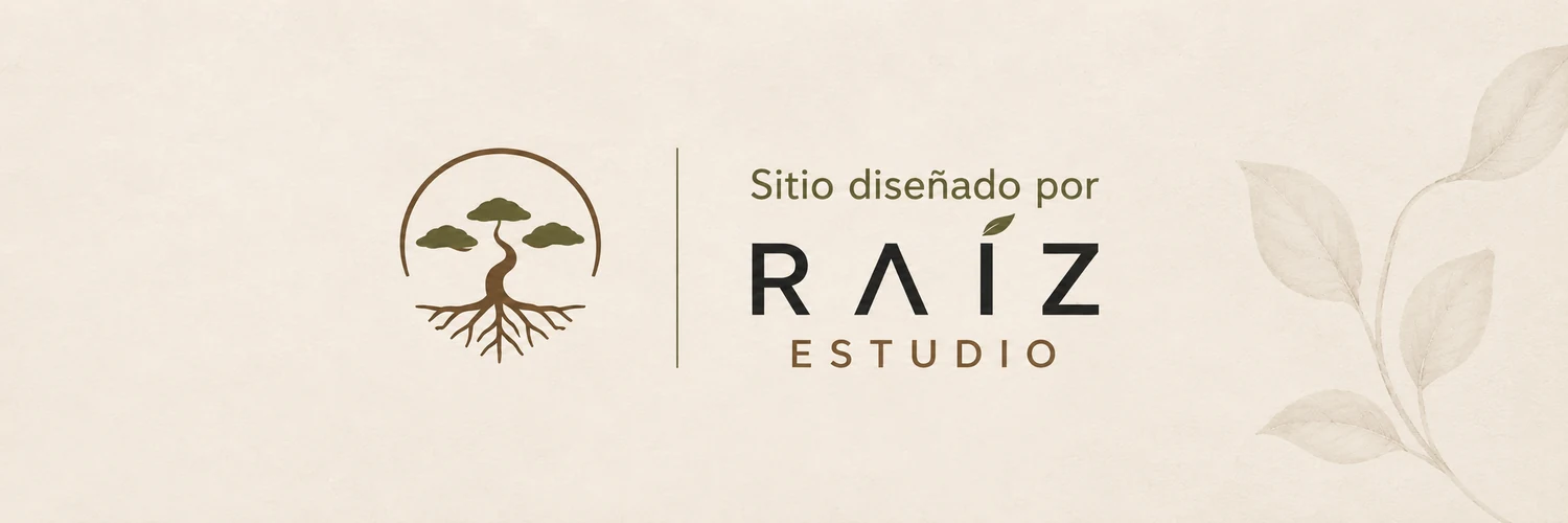 Sitio diseñado por RAÍZ ESTUDIO